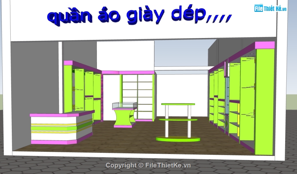 sketchup shop áo quần,shop quần áo,quần áo sketchup,quần áo 3d