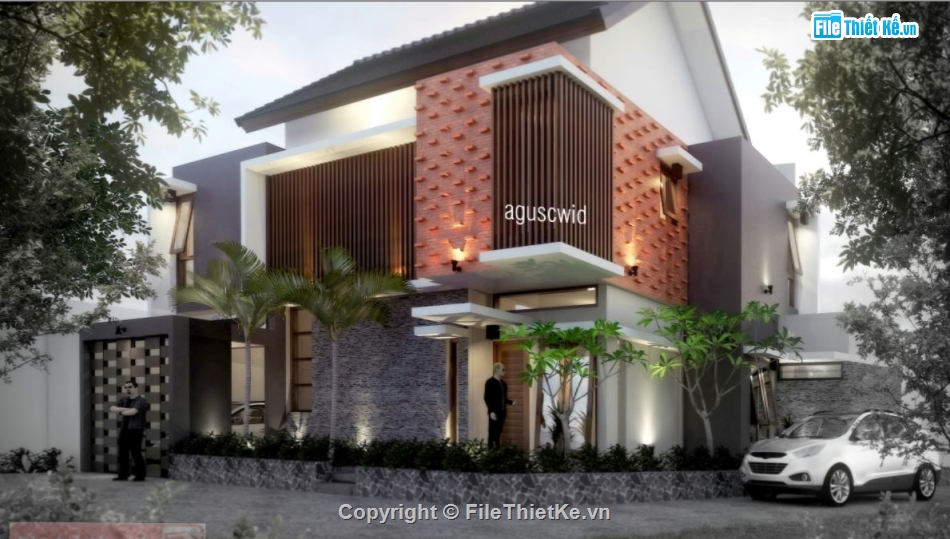 nhà phố 2 mặt tiền,mẫu nhà phố 2 tầng đẹp,file sketchup nhà phố 2 tầng,nhà phố 2 tầng file su
