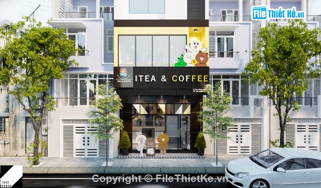 cà phê đẹp,file 3d max đẹp,Quán cà phê,nội thất quán cafe,phối cảnh quán cafe