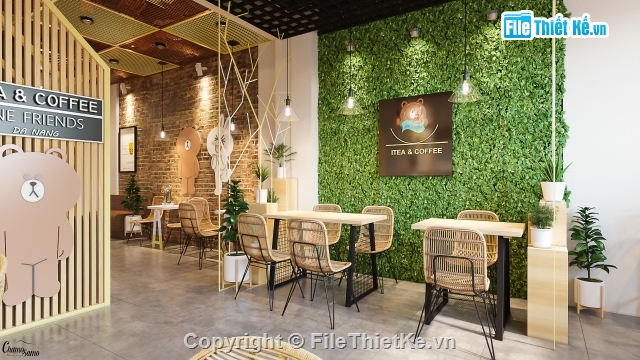 cà phê đẹp,file 3d max đẹp,Quán cà phê,nội thất quán cafe,phối cảnh quán cafe