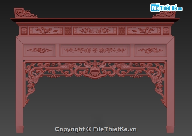 File 3dmax phòng thờ,File max phòng thờ,3dmax ban thờ,thiết kế bàn thờ,File 3dmax ban thờ ngũ phúc