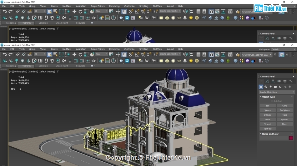 biệt thự 4 tầng,biệt thự 4 tầng 1 tum,3dmax biệt thự 4 tầng,3dmax biệt thự lâu đài 4 tầng,biệt thự 4 tầng file 3dmax