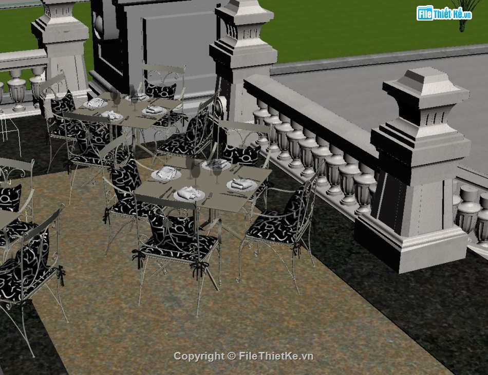3dmax nhà hàng,file 3dmax khách sạn,nhà hàng tiệc cưới 3dmax