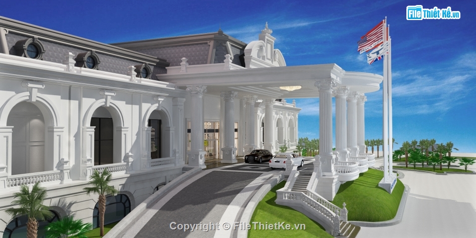 3dmax nhà hàng,file 3dmax khách sạn,nhà hàng tiệc cưới 3dmax