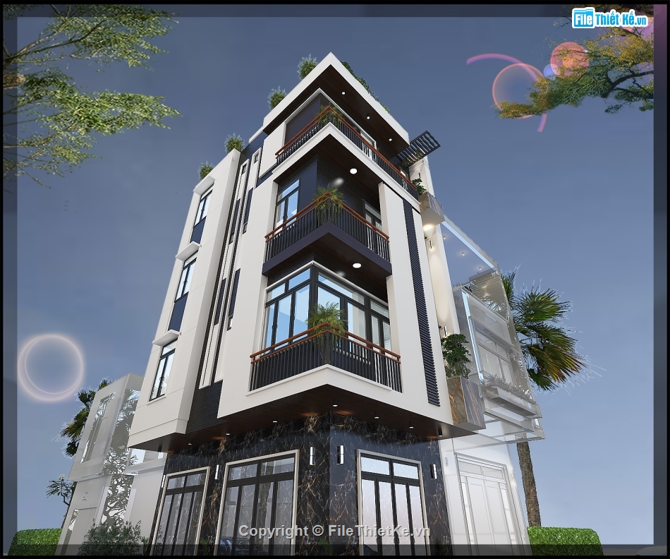 nhà phố 2 mặt tiền,nhà phố hiện đại,nhà phố 4t hiện đại