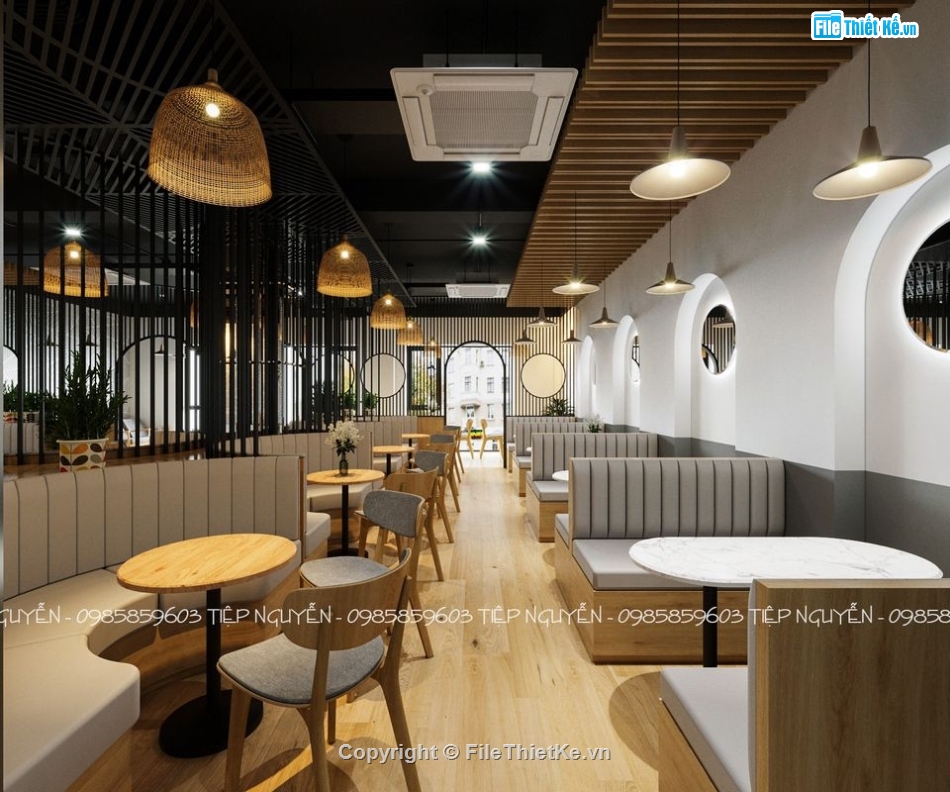 nội thất quán cafe,3dmax quán cafe,max nội thất,File 3dmax nội thất,quán cafe