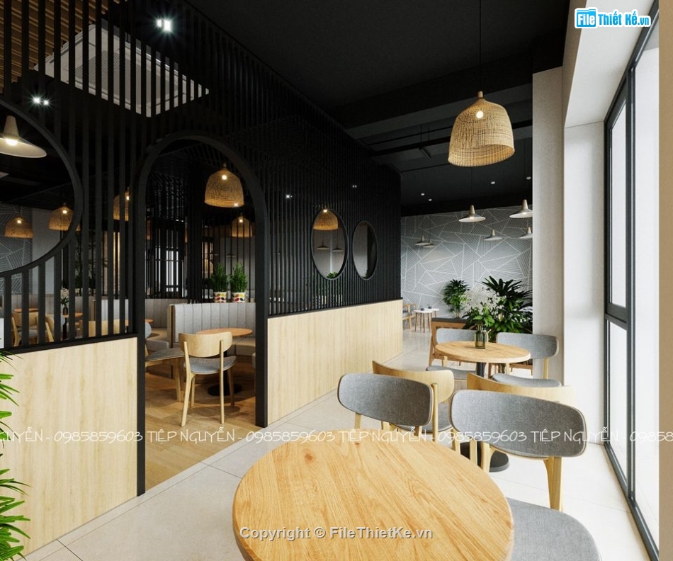 nội thất quán cafe,3dmax quán cafe,max nội thất,File 3dmax nội thất,quán cafe