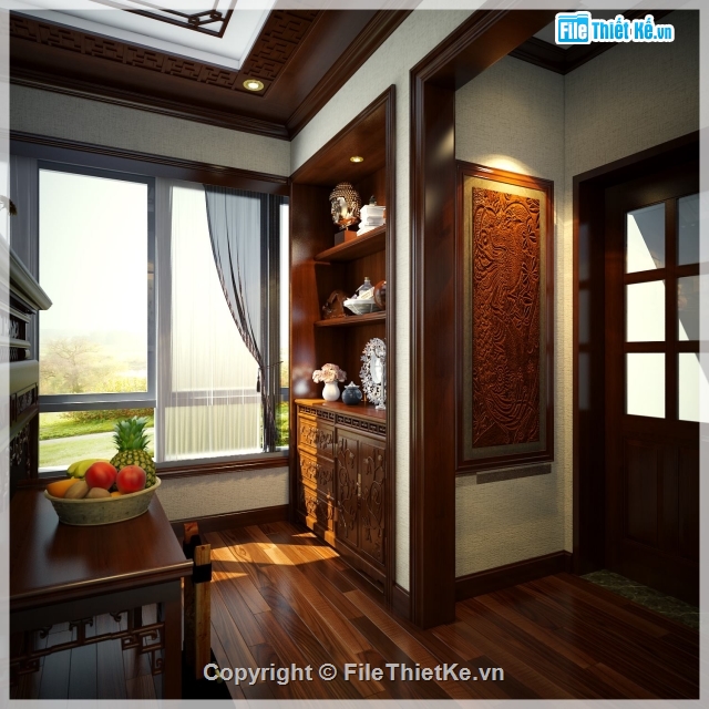 File 3dmax phòng thờ,File max phòng thờ,File 3dsmax phòng thờ,mẫu phòng thờ,phòng 3d