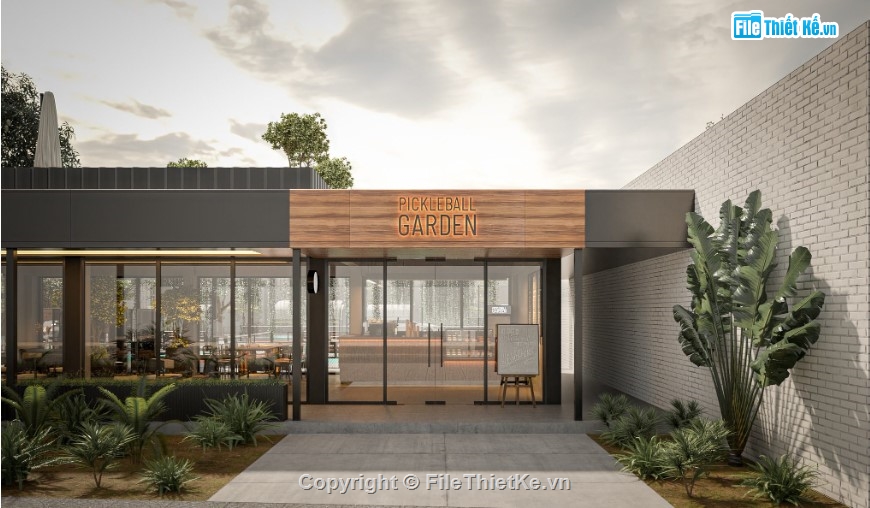 phòng 3d đẹp,PICKLEBALL Garden,sân pickleball