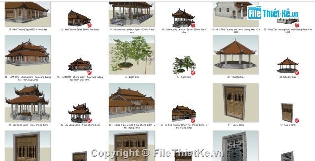 bản vẽ chùa vẽ Sketchup,bản vẽ chùa 3Dmax,bản vẽ đình chùa,bản vẽ nhà thờ đình chùa,bản vẽ đền thờ,Filethietke đình chùa đền nhà thờ