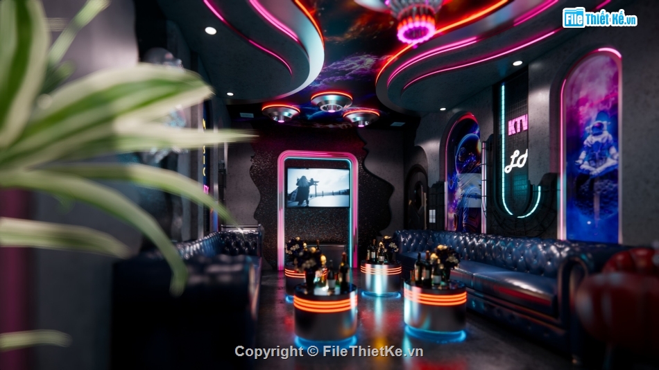 File sketchup phòng karaoke,phòng karaoke,dựng 3d su phòng hát