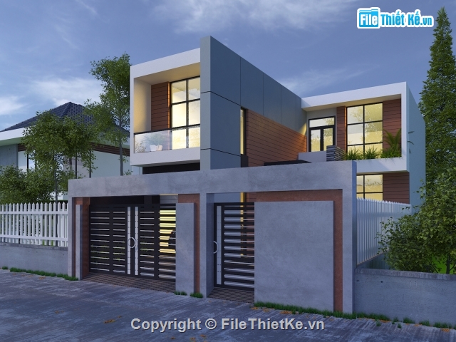 FILE 3DSMAX BIỆT THỰ HIỆN ĐẠI,FILE 3DSMAX COVER BIỆT THỰ 2 TẦNG HIỆN ĐẠI,BIỆT THỰ FULL