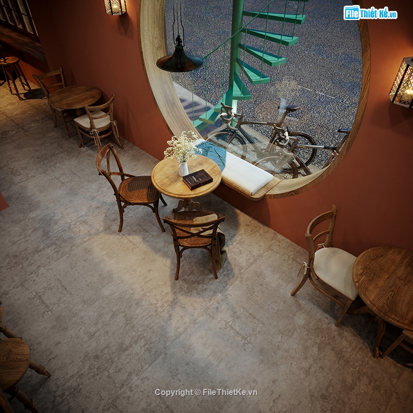 model File 3ds max,quán cafe,quán coffee,3dsmax quán cafe,quán cafe 3dsmax