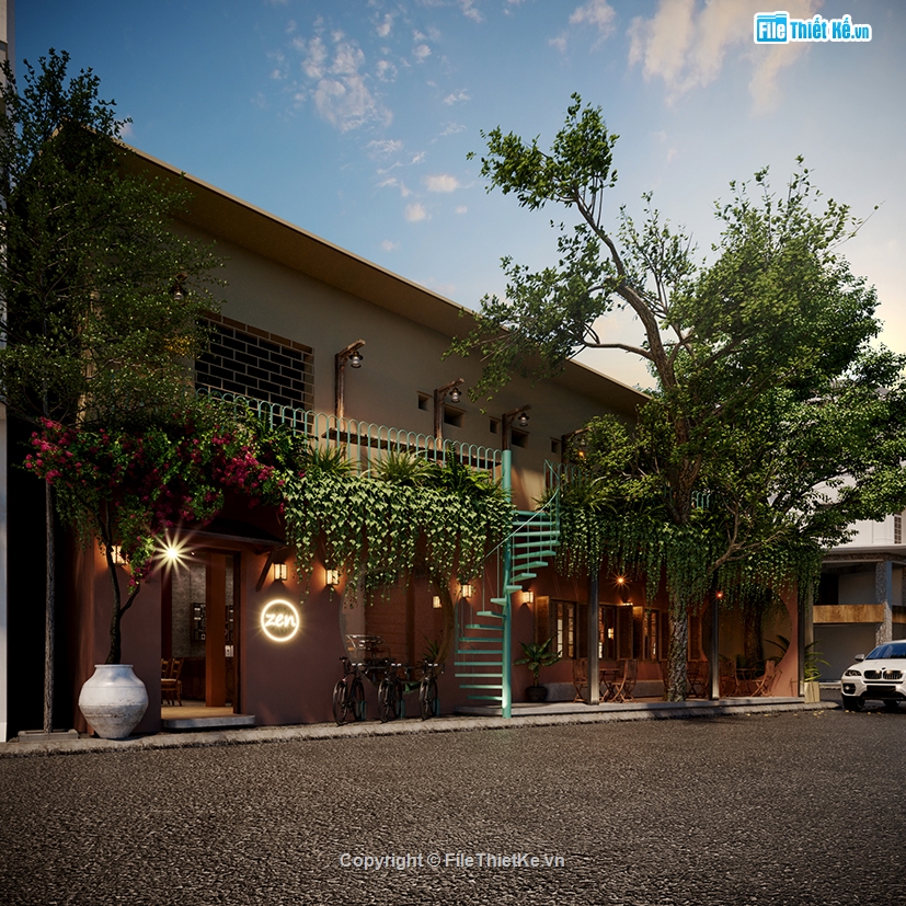 model File 3ds max,quán cafe,quán coffee,3dsmax quán cafe,quán cafe 3dsmax