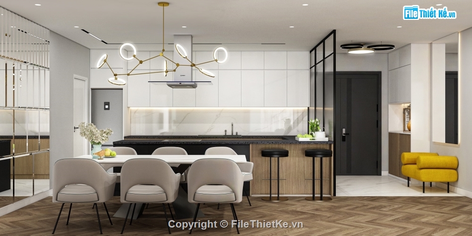 chung cư,File chung cư,chung cư 3dmax,nội thất chung cư