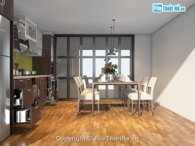 3dsmax tủ bếp,model File 3ds max,tủ bếp,phòng bếp,File 3Dmax tủ bếp