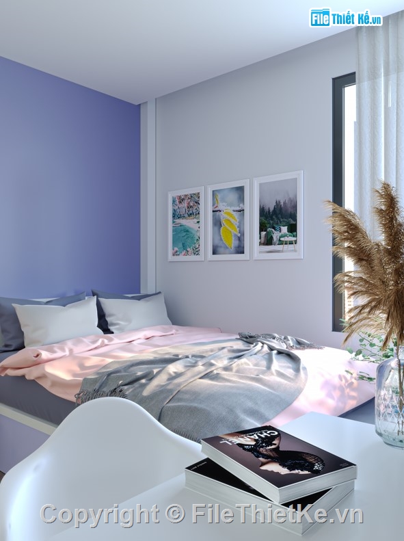 3d phòng ngủ,File max phòng ngủ,File phòng ngủ,thiet ke noi that,kien truc nha o,thiet ke nha o