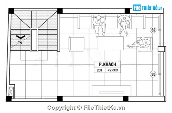 Bản vẽ nhà phố,Thiết kế nhà phố,nhà phố Kích thước 3.54m x 5.9m