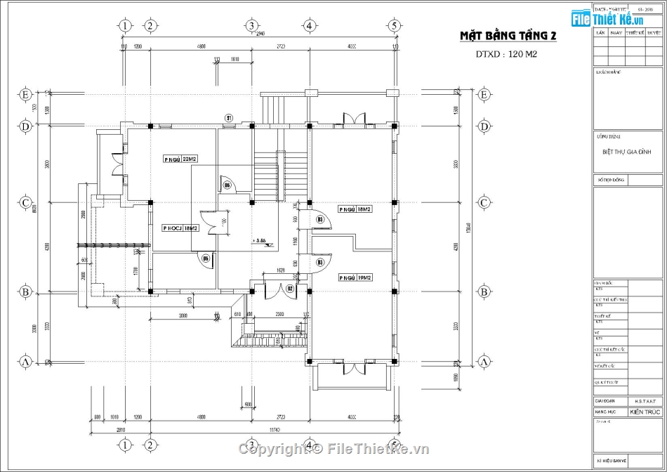 Bản vẽ biệt thự 3 tầng mái thái,kiến trúc 3 tầng 1 tum,Thiết kế biệt thự mái thái đẹp,Mẫu biệt thự mái thái,File autocad bản vẽ biệt thự 3 tầng,File Autocad kiến trúc biệt thự mái thái