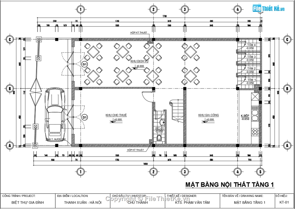 nhà 5 tầng,Nhà mặt tiền 5 tầng,Nhà mái thái 5 tầng đẹp,Thiết kế nhà phố 5 tầng,Bản vẽ nhà 5 tầng 8.6x17m