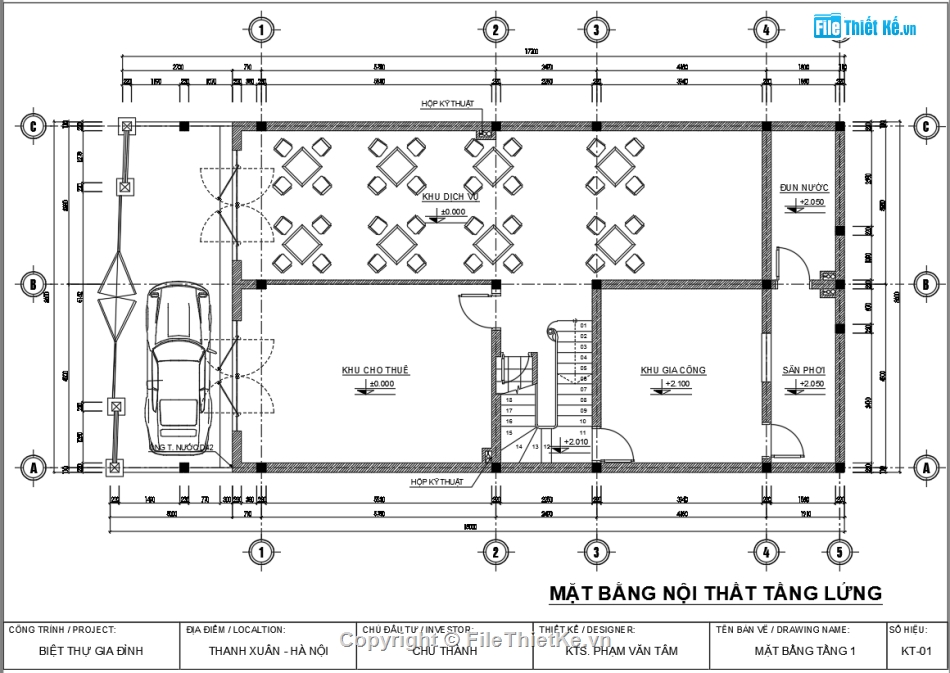 nhà 5 tầng,Nhà mặt tiền 5 tầng,Nhà mái thái 5 tầng đẹp,Thiết kế nhà phố 5 tầng,Bản vẽ nhà 5 tầng 8.6x17m