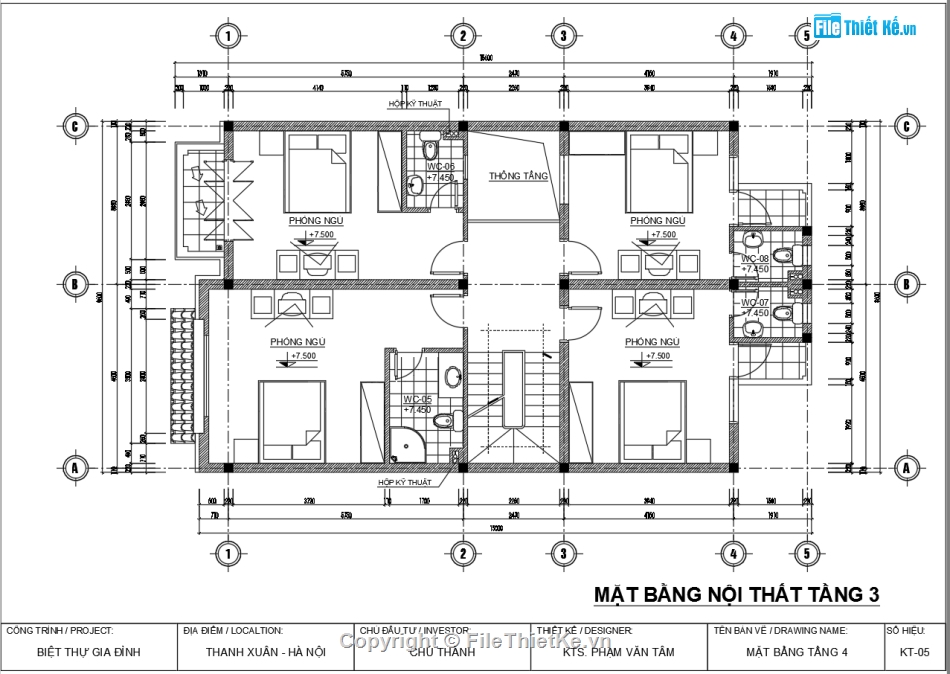 nhà 5 tầng,Nhà mặt tiền 5 tầng,Nhà mái thái 5 tầng đẹp,Thiết kế nhà phố 5 tầng,Bản vẽ nhà 5 tầng 8.6x17m