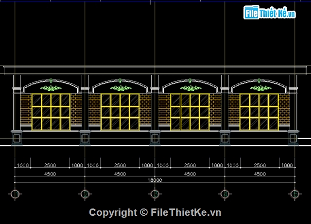 phối cảnh,bản vẽ autocad nhà phố,bản vẽ 1 showroom bán hàng đẹp,bản vẽ nhà phố đẹp