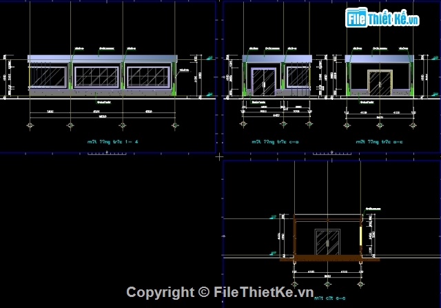 phối cảnh,bản vẽ autocad nhà phố,bản vẽ 1 showroom bán hàng đẹp,bản vẽ nhà phố đẹp