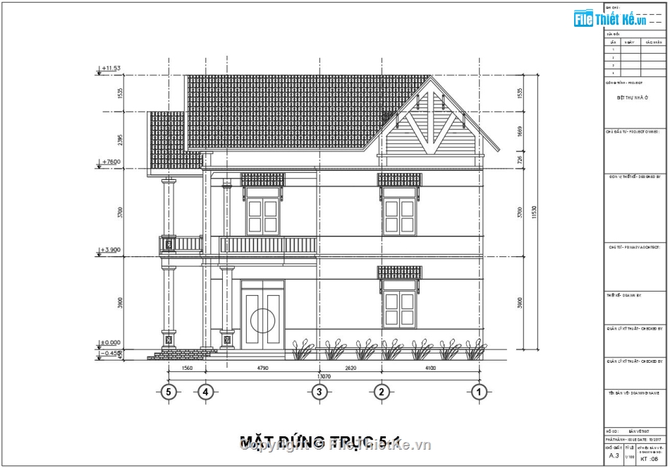 Biệt thự 2 tấng mái thái,Biệt thự vườn 2 tầng,Nhà vườn mái thái,Nhà vườn 2 tầng,Bản vẽ biết thự 2 tầng đẹp