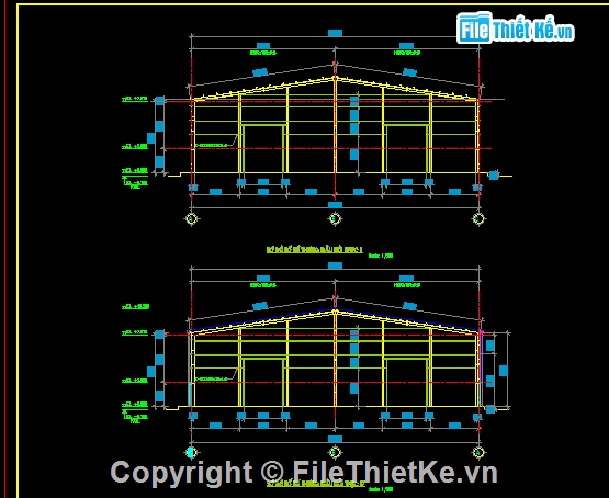 nhà xưởng 30x96m,bản vẽ nhà xưởng,autocad nhà xưởng,thiết kế nhà xưởng,File autocad nhà xưởng