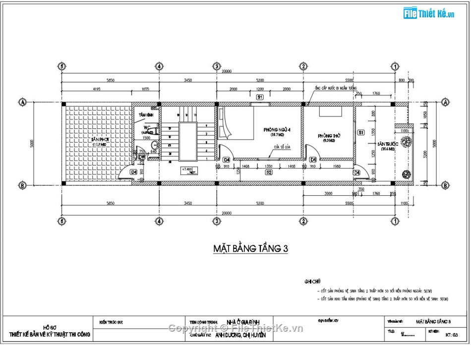 nhà phố 3 tầng,kiến trúc 3 tầng,Bản vẽ nhà phố,nhà 3 tầng hiện đại,Nhà phố 3 tầng 5x20m,File cad nhà phố 3 tầng