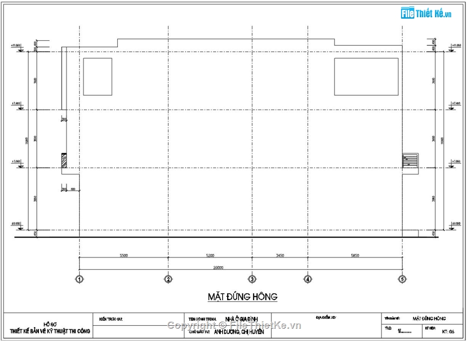 nhà phố 3 tầng,kiến trúc 3 tầng,Bản vẽ nhà phố,nhà 3 tầng hiện đại,Nhà phố 3 tầng 5x20m,File cad nhà phố 3 tầng