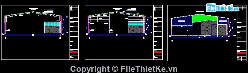 bản vẽ nhà xưởng,kết cấu nhà thép,nhà xưởng,file cad nhà xưởng,nhà xưởng file autocad