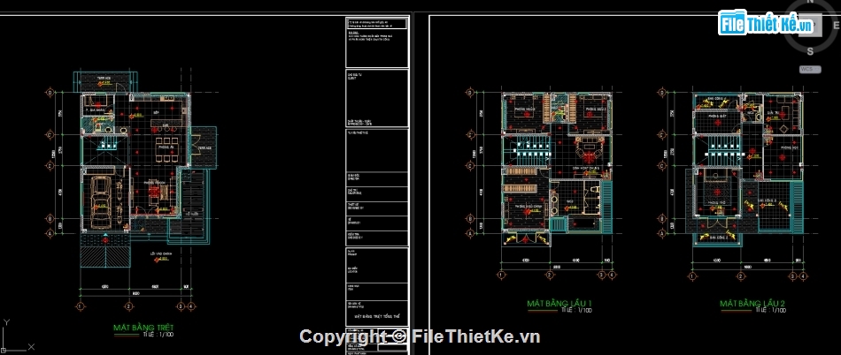 bản vẽ 3 tầng,biệt thự 3 tầng,biệt thự hiện đại,biệt thự hiện đại 3 tầng