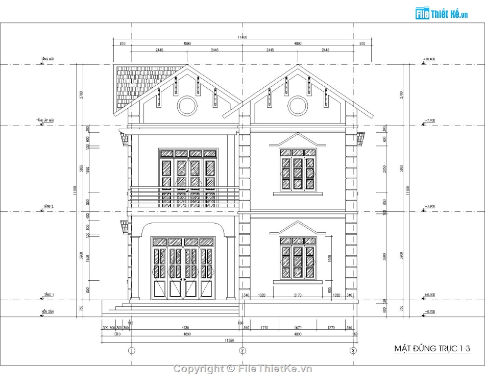 thiết kế biệt thự 2 tầng,biệt thự mái thái,Mẫu biệt thự đẹp 2 tầng,Bản vẽ thiết kế biệt thự 2 tầng,biệt thự đẹp mái thái,Mẫu bản vẽ biệt thự mái thái đẹp