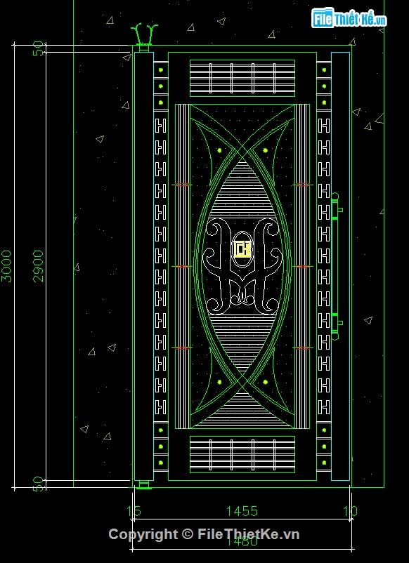 Cổng CNC 2 cánh,File autocad cổng 2 cánh,autocad cổng 2 cánh cnc,Cổng 2 cánh cnc đẹp,File cad cổng 2 cánh cnc