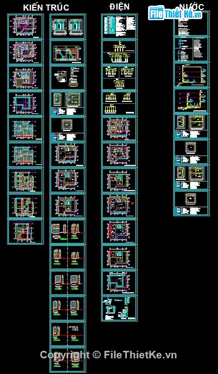 nhà phố 3 tầng file autocad,nhà phố 2.5 tầng 13x11.17m,Bản vẽ autocad mẫu nhà phố hiện đại,Biệt thự mái bằng 2 tầng file cad