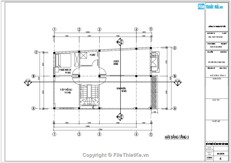 nhà phố 3 tầng mái thái,thiết kế cấp phép nhà phố 3 tầng,bản vẽ nhà mái thái đẹp,bản vẽ cấp phép nhà phố 3 tầng,Nhà lô góc mái thái 3 tầng