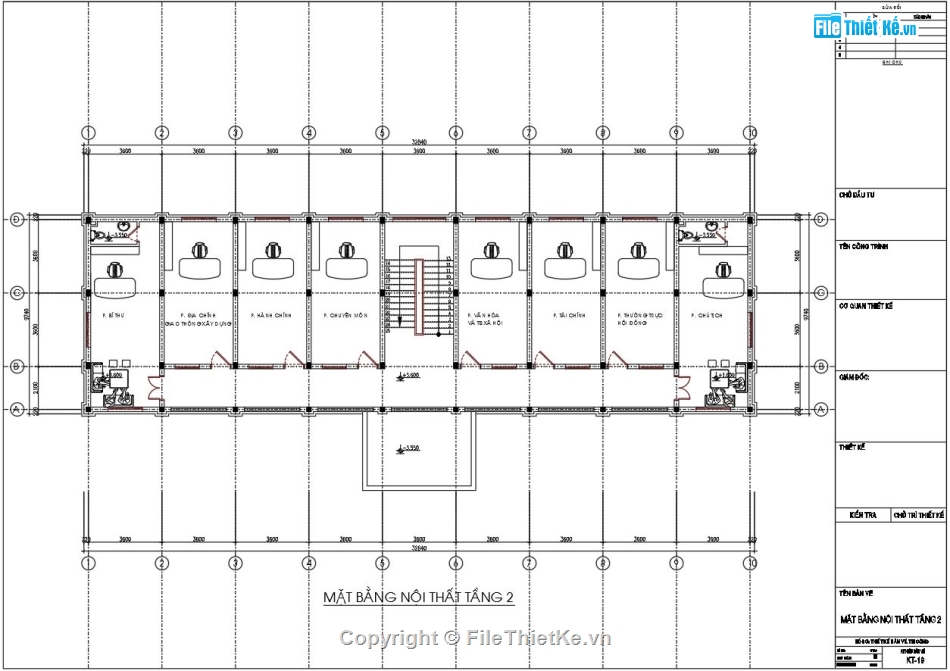 Fie cad UBND,bản vẽ UBND 33x9.7m,autocad UBND xã 2 tầng,UBND xã 2 tầng file cad,UBND xã 2 tầng autocad