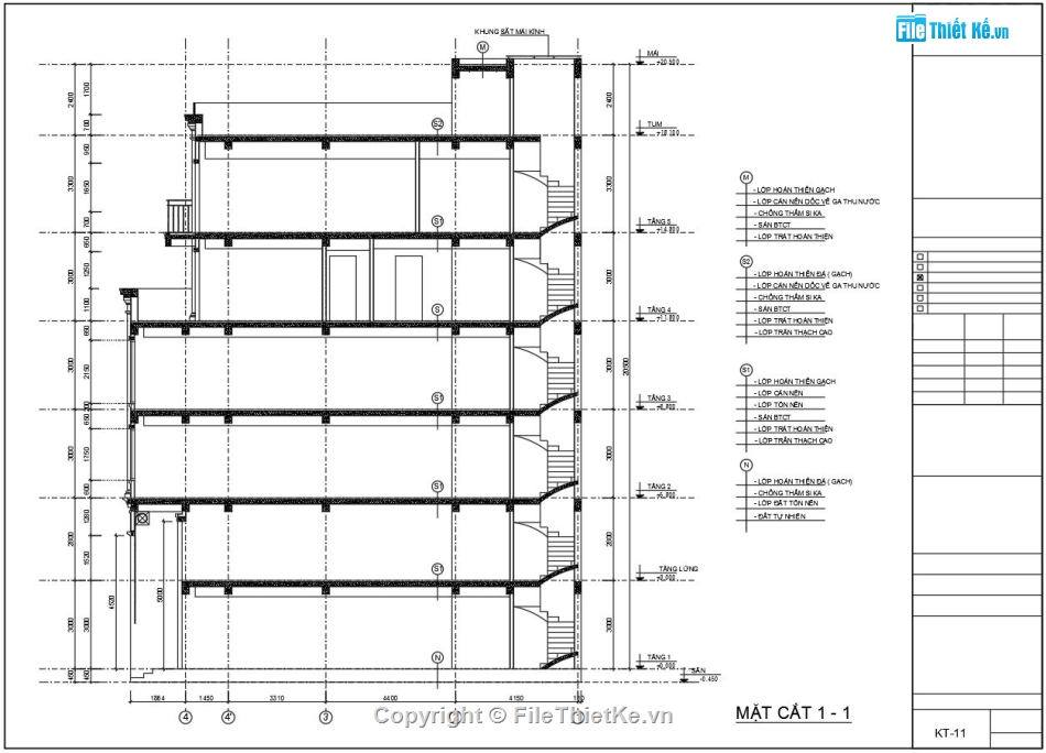 thiết kế văn phòng 6 tầng 5.1x15m,bản vẽ autocad văn phòng 6 tầng,nhà văn phòng kiến trúc tân cổ điển,kiến trúc nhà văn phòng file cad,Tòa nhà văn phòng làm việc file cad