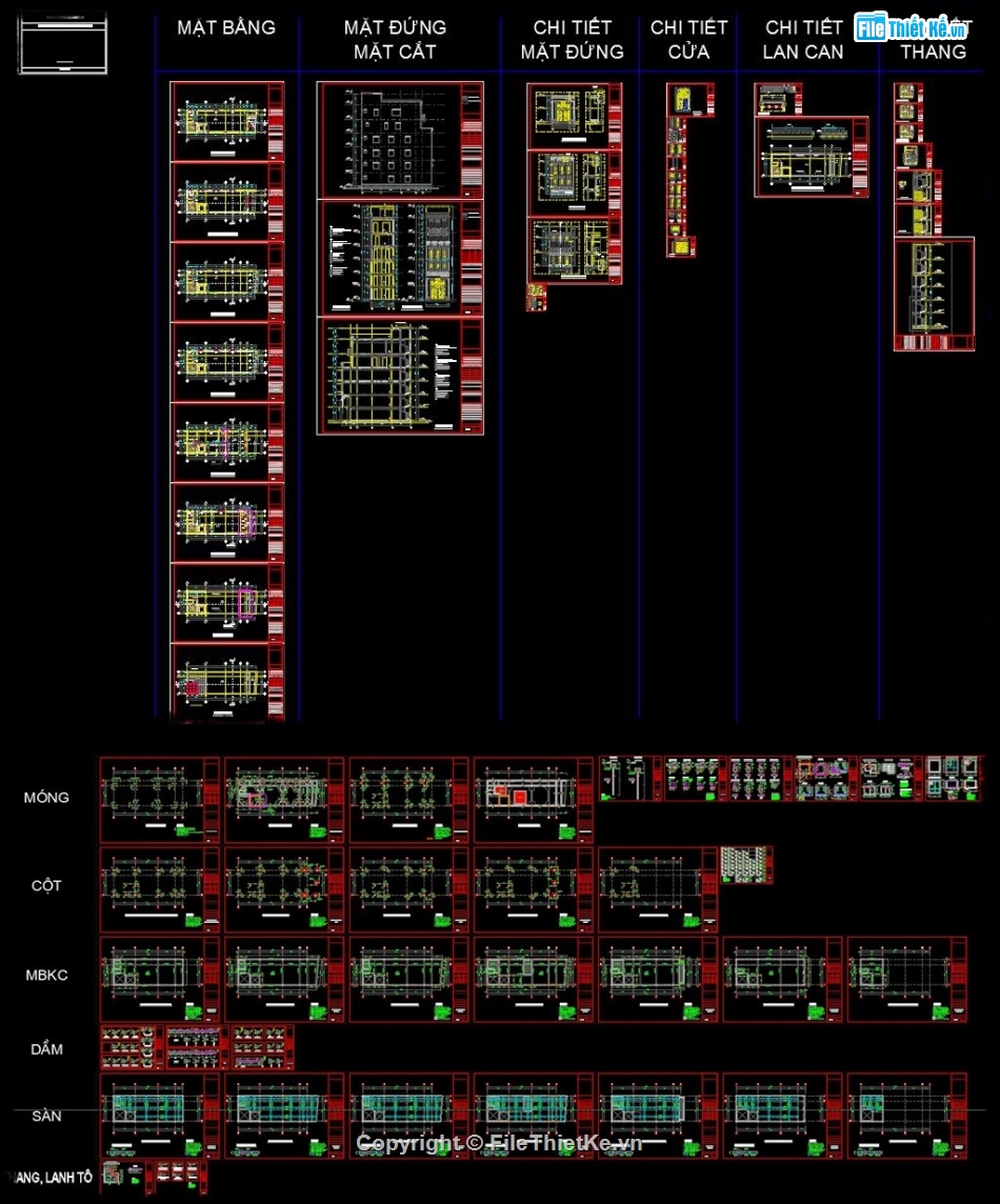 thiết kế văn phòng 6 tầng 5.1x15m,bản vẽ autocad văn phòng 6 tầng,nhà văn phòng kiến trúc tân cổ điển,kiến trúc nhà văn phòng file cad,Tòa nhà văn phòng làm việc file cad