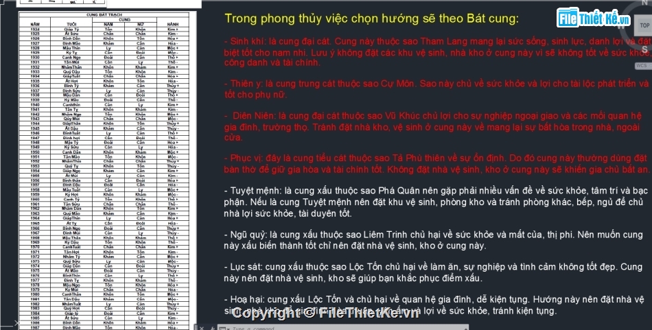 bản vẽ autocad,La bàn,la bàn phong thuỷ,phong thuỷ kiến trúc,la bàn bát quái,bát quái