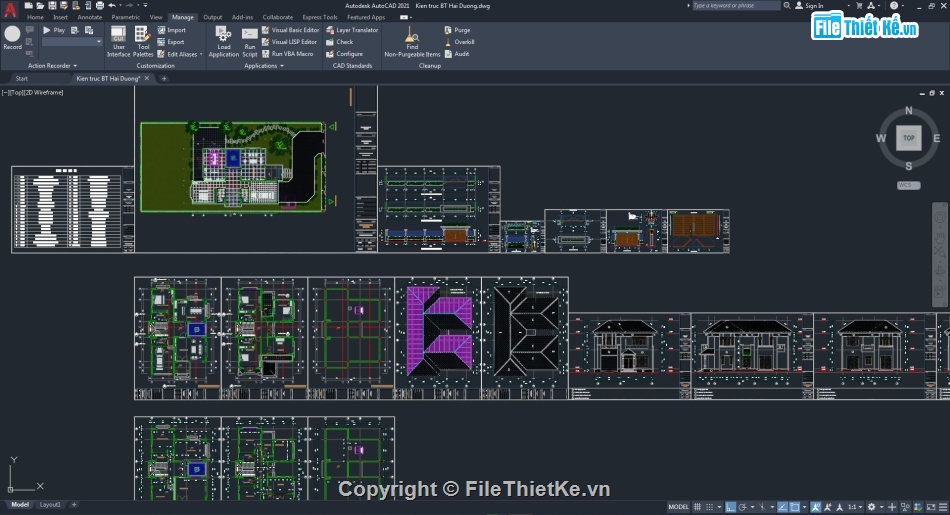 Bản vẽ  Biệt thự 2 tầng,File cad  Biệt thự 2 tầng,Cad Biệt thự 2 tầng,Biệt thự 2 tầng file cad,mẫu biệt thự 2 tầng cad