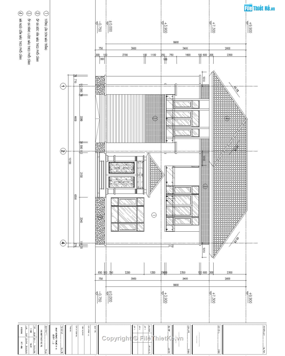 Bản vẽ  Biệt thự 2 tầng,File cad  Biệt thự 2 tầng,Cad Biệt thự 2 tầng,Biệt thự 2 tầng file cad,mẫu biệt thự 2 tầng cad