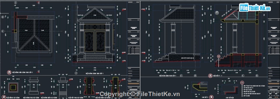 Bản vẽ  Biệt thự 2 tầng,File cad  Biệt thự 2 tầng,Cad Biệt thự 2 tầng,Biệt thự 2 tầng file cad,mẫu biệt thự 2 tầng cad