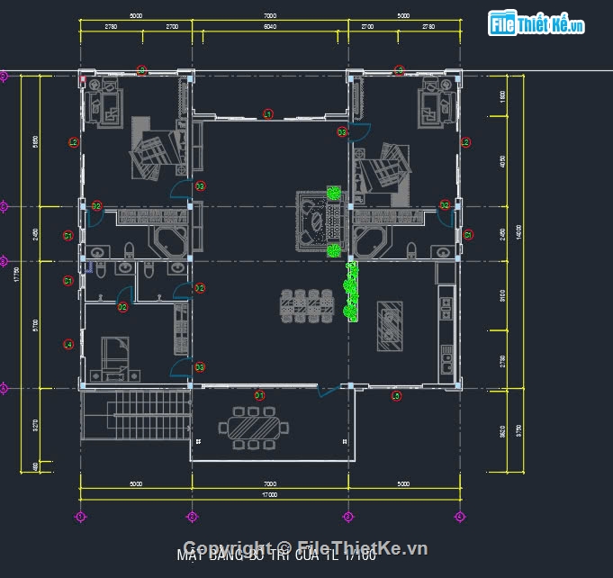Thiết kế biệt thự,File autocad biệt thự,cad biệt thự,biệt thự sân vườn