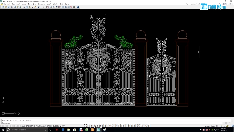 biệt thự đẹp,CNC cổng đẹp,cad cổng đẹp biệt thự,cổng cnc đẹp,cổng cnc biệt thự,fileautocad cnc cổng