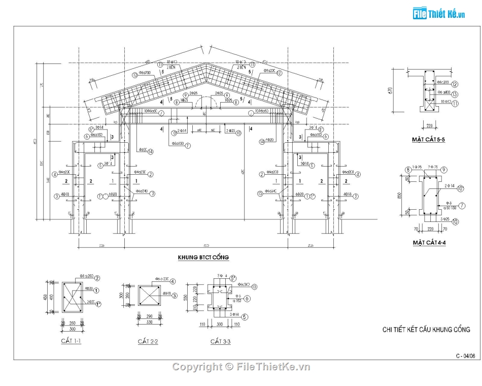 cổng trường học,bản vẽ cổng trường học,file cad cổng trường học