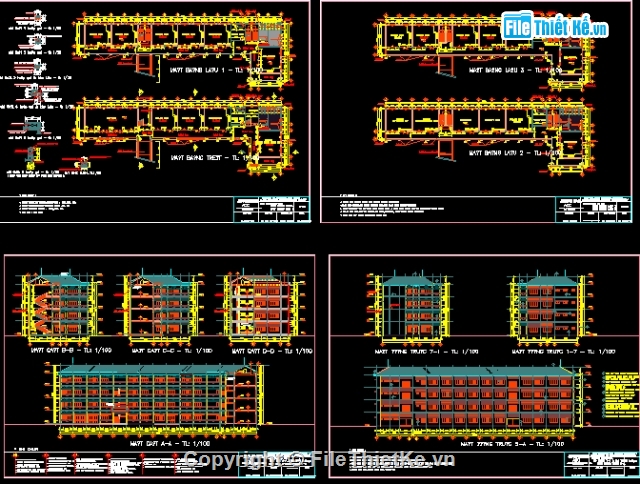 văn phòng trường học,trường THCS,thi công trường học,Hoàn thiện trường học,trường THCS PHÚ LỢI