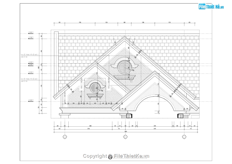 Biệt thự 1 tầng,file cad biệt thự 1 tầng,biệt thự 1 tầng 11.42x16.32m,autocad biệt thự 1 tầng,bản vẽ biệt thự 1 tầng